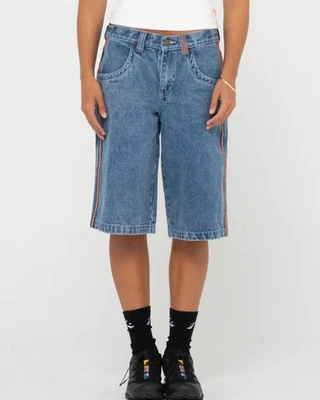 Pantalones Cortos Largos Mamá Tiro Bajo Pierna Ancha Sueltos RefB8B4 Foto 1 de 4