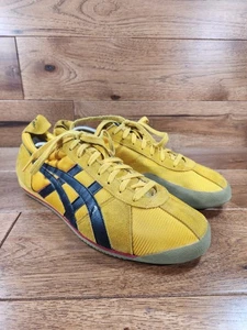 Asics Onitsuka Tiger Mexico 66 Yellow Suede Sneaker Kill Bill The Bride Mens 12 - Picture 1 of 24