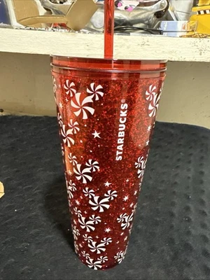 NUEVO 2025 Disney Starbucks Menta Mickey Mouse 24oz Vaso de Vacaciones❤️🤍❄️ Foto 1 de 4