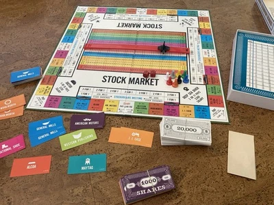 Vintage 1968 Whitman Stock Market Board Game "Deluxe Edition" - complete & Nice! - Image 1 of 4