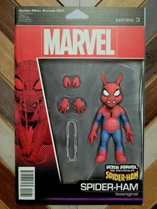 Figura de acción Spider-Man anual #1 (Marvel 2019) PETER PORKER Spider-Ham JTC Var - Imagen 1 de 3