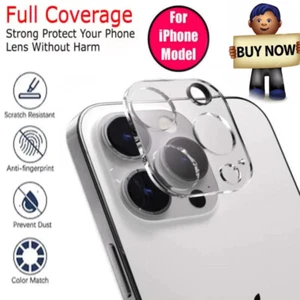 Camera Lens For iPhone 11,12,13,14,15,16 Case Protector Tempered Glass Cover - Picture 1 of 3