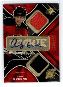 2007-08 SPx #221 Andy Greene JSY AU RC \999 (ref 192784) - Picture 1 of 1