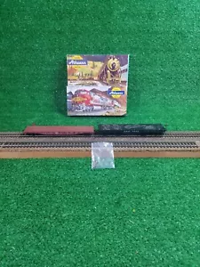 (2) Coche plano de alta resistencia Athearn 1302 HO Erie mejorado/coche plano Milwaukee 50' - Imagen 1 de 11