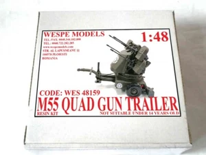 M55 QUAD GUN TRAILER - Wespe Models 1:48 SCALE - resin kit 48159 - Picture 1 of 1