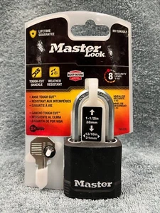 Master Lock Vorhängeschloss M115XKADLF robuster Schnitt wetterfest - Schlüsselcode: 2239 - Bild 1 von 4