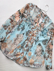 Soft Surrounding Blouse, NWT, Petite Large - Picture 1 of 6