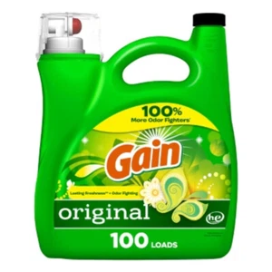 Gain + Aroma Boost Original Scent HE Compatible Liquid Laundry Detergent Soap - Picture 1 of 10