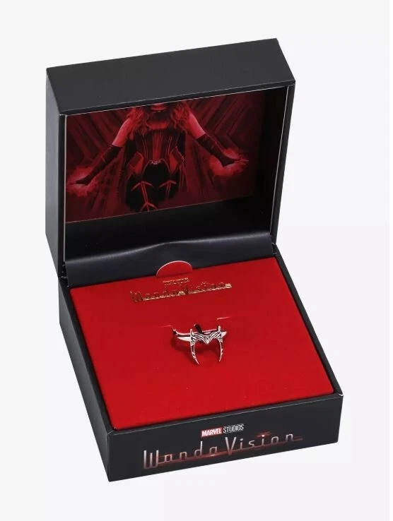 Anillo Marvel $58.99 WandaVision Bruja Escarlata Tiara Talla 7 Plata de Ley SÓLIDA Foto 1 de 4