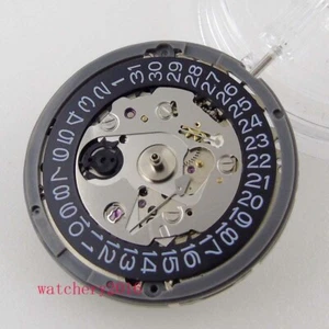 Genuine 24 Jewels Automatic NH35A Watch Movement SII or TMI Black Date 21600bph - Picture 1 of 5