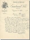 Brief - Gautrand Fils Teilebereich Montillet Vins De Auswahl IN Béziers 1913