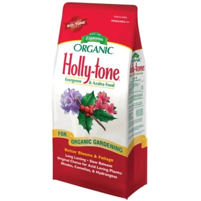 Fertilizante Espoma Holly-tone gránulos orgánicos alimento vegetal 4 lb Foto 1 de 2