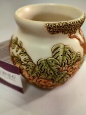 Tiger ceramic bowl hand painted Jardinia by Martin Studios  