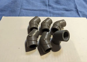 (6er-Pack) #817-005c 45 deg ells 1/2" slip grau cpvc sch 80 usa - Bild 1 von 2