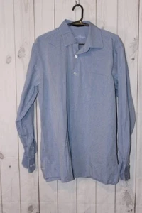 louis philippe langarm button down einfarbig blau M - Bild 1 von 3