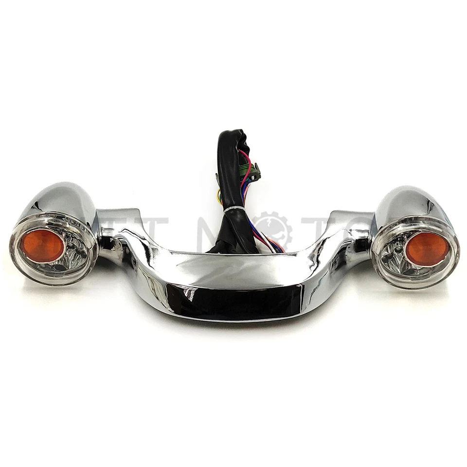 Rear Turn Signal Brake Light Bar For Harley Street Road Glide 2010-2017 Chrome - Image 1 of 4