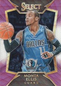 2014-15 Select Basketball Prizms Purple & White #74 Monta Ellis 