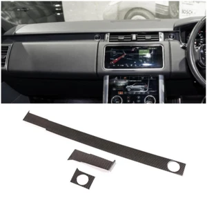 For Land Rover Range Rover Sport 14-20 Instrument Trim Strip Carbon Fibre RHD - Picture 1 of 5