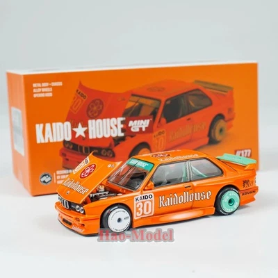 Kaido House MINIGT 1:64 BMW M3 V1 Alloy Metal Diecast Car Model Gifts Orange
