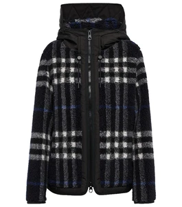 BURBERRY Checked Wool Blend Teddy Jacket Size UK 14 RRP £1290 NEW TAGS - Picture 1 of 22