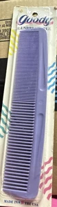 Goody Unbreakable 2 Pack (solo 1) Pettine Vintage 1989 Viola Styling 7,5” NOS Made USA - Foto 1 di 7