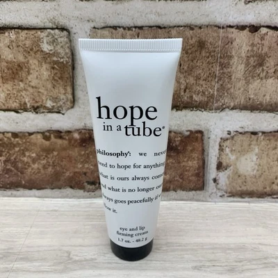 Crema reafirmante de ojos y labios Philosophy HOPE IN A TUBE 1,7 OZ nueva sellada Foto 1 de 4