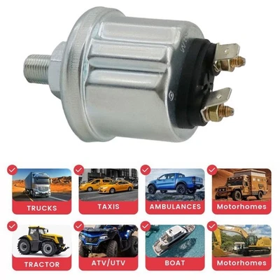 For Most Cars Oil Pressure Sensor Engine Sender For Engine Oil Monitoring - Image 1 of 4