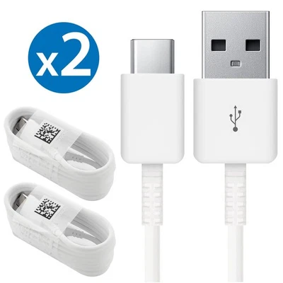 Lote de cable cargador de pared USB rápido rápido de 4 pies tipo C para LG V20 V30 V40 G7 G6 G5 Foto 1 de 4