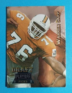 1995 Playoff Prime - Warren Sapp RC Draft #190 Tampa Bay Buccaneers - Picture 1 of 3
