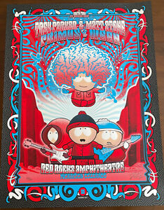 SouthPark 25th Anvsry poster Primus Ween Zoltron Aug 9 Red Rocks - No reserve