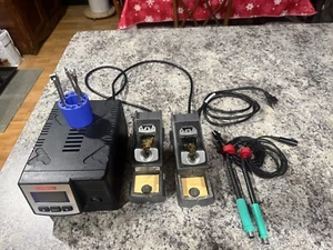 JBC DD-1A Solder Station Rework 2 8245 Stands 2 T245 Handles 6 Tips De-solder - Picture 1 of 14