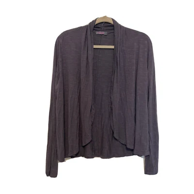 Fresh Produce Cardigan Womens Medium Large Gray Open Front Sweater - Image 1 of 4