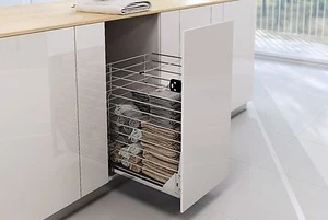 SOFT CLOSE, PULL OUT STORAGE / LAUNDRY BASKET 300 400 500mm BLUM HETTICH REJS - Picture 1 of 7