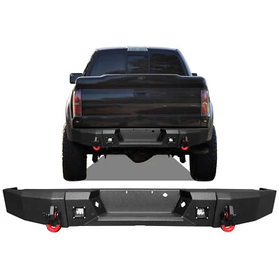VIJAY Rear Bumper With Sensor Hole & D-ring For 2009-2014 Ford F-150 SVT Raptor Foto 1 de 4