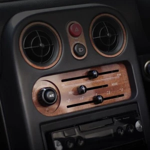 Aotenjo Labo Japan Mazda NA Miata Air Conditioner Panel Wood Grain - NA6CE NA8C - Picture 1 of 4