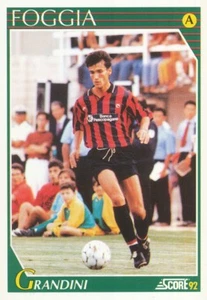 103 GUALTIERO GRANDINI # US.FOGGIA CARD CARTA SCORE ITALIAN LEAGUE 1992 - Imagen 1 de 2