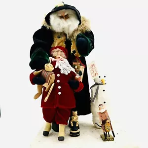 Vintage großes HAUS DES HATTEN Weihnachten Santa Display von Norma DeCamp + Etikett - Bild 1 von 21