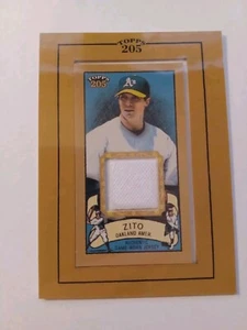 2003 Topps 205 Relic Card GU Jersey Barry Zito A's - Bild 1 von 2