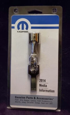 Limited Edition MOPAR Motorhead Piston Keychain 2014 Media Information USB KEY - Image 1 of 4