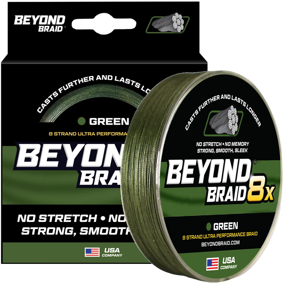  Beyond Braid Braided Fishing Line - Abrasion Resistant - No Stretch - Strong - Image 1 of 1