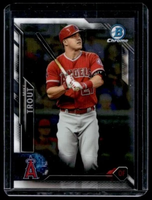 2016 Bowman Chrome Mike Trout Los Angeles Angels #1 - Image 1 of 2