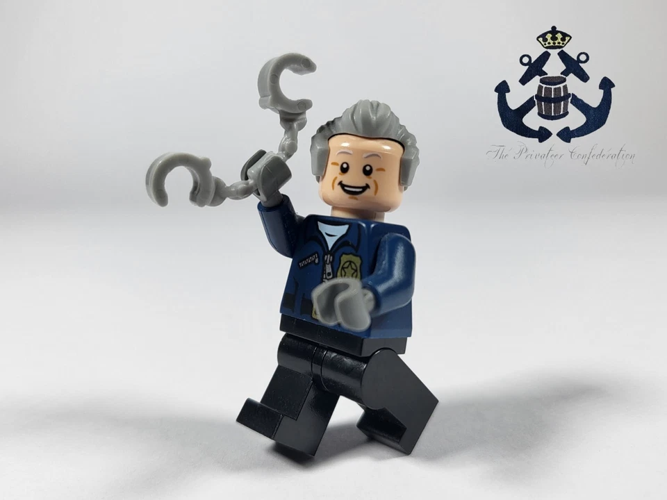 LEGO Minifigura Marvel Comics Policía Capitán Stacy sh286 + Esposas - 76059 Foto 1 de 1