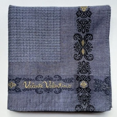 PAÑUELO HOMBRE BOLSILLO CUADRADO VINTAGE ESTAMPADO GEOMÉTRICO ALGODÓN 19" B0087 Foto 1 de 2