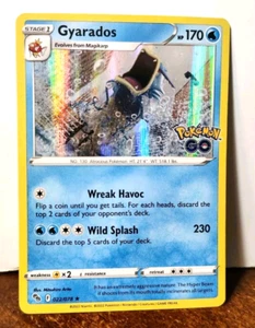 POKEMON GYARADOS 022/078 HOLO RARE POKEMON GO NM NEAR MINT - Picture 1 of 3