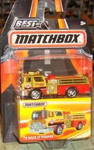 '75 MACK CF PUMPER CAMION DEI POMPIERI - MATCHBOX BEST OF - COME NUOVO MAI APERTO SU CARTONCINO - c2015 - Foto 1 di 3