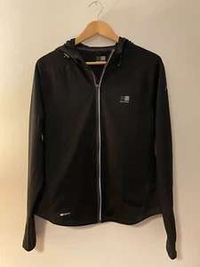 KARRIMOR X-Lite MX Shield Black LS Full Zip Reflective Running top - Picture 1 of 7