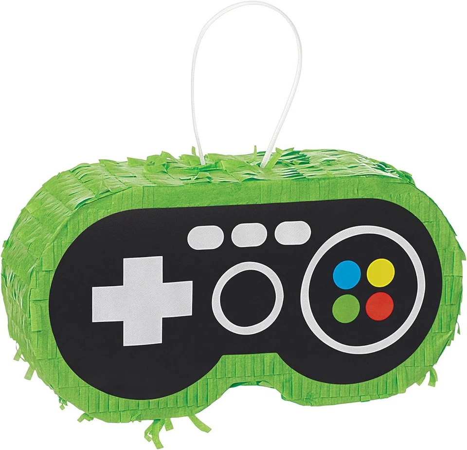 Level Up Video Game Gamer Kids Birthday Party Decoration Mini Pinata - Image 1 of 1