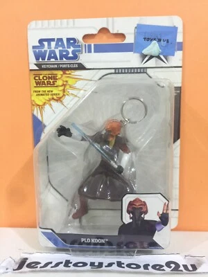 Star Wars Clone Wars Plo Koon Keychain 2009 - Image 1 of 3