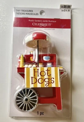 Миниатюрная подставка для хот-догов Tiny Treasures украшение деревенский сад 4 X 2,5 дюйма новая нераспакованная  - Изображение 1 из 4