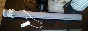 NEW SMITH & NOBLE light GRAY SOFT silver Roller FABRIC SHADE 27.75 x 61.50 - Picture 1 of 10